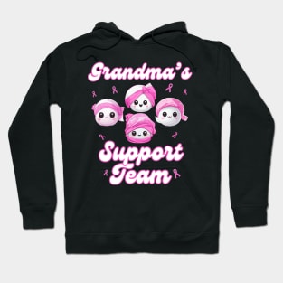 Grandma’s Support Team Breast Cancer Awareness Women Survivors Hoodie